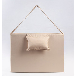 Folding Bed Myc06 Cream 55x5x180 cm