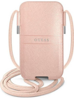 Guess GUPHMPSASBPI 6,1 inch pink Saffiano Strap