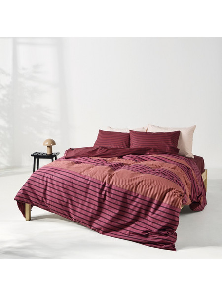 Πάπλωμα Esra 17 Burgundy Kentia Μονό 160x240cm 100% Βαμβάκι