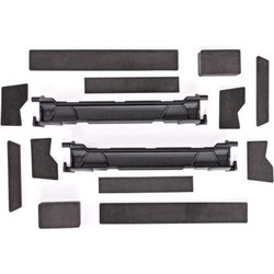 Battery Hold Downs WITH Spacers / foam pads (XRT / FUNCO ) - TRAXXAS 7819