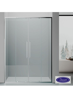 SLIDER 170 (167-170εκ) DEVON ELLI CLEAN-GLASS CHROME