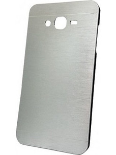Θήκη Samsung Galaxy J7 2015 (J700F ) Αλουμινίου Motomo - Ασημί - OEM