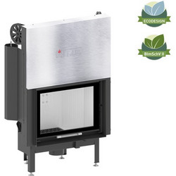 Hitze Albero Ενεργειακό Τζάκι Αερόθερμο Ξύλου Ίσιο 11kW με Συρόμενη Πόρτα