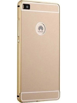 Bumper Αλουμινίου με mirror αφαιρούμενη πλάτη Huawei P9 Lite Χρυσό