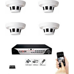 Πλήρες σετ 4 κρυφές κάμερες με καταγραφικό DVR και σκληρό δίσκο 500 GB