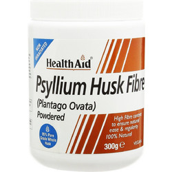 Health Aid Psyllium Husk Fibre Powder Φυτικές Ίνες 300gr