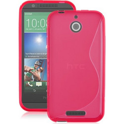 Θήκη TPU GEL Με Γραμμή S για HTC Desire 510 Ρόζ (OEM)