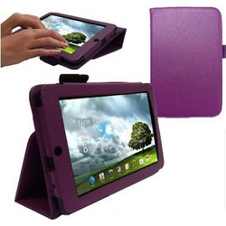 Δερμάτινη Θήκη για το Asus Memo Pad (ME172V) Μώβ (ΟΕΜ)