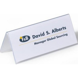 ΘΗΚΗ PVC Λ NAME HOLDER 61mm/122x150mm 1658050