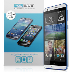 Μεμβράνη Προστασίας Οθόνης HTC Desire 820 by Yousave - 3 Τεμάχια (Z568-D820)