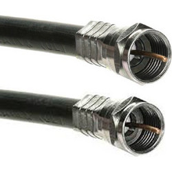FTT1-032 ANTENA TV/SATELLITE WATERPROOF COAXIAL F CABLE 5m BLACK M/M ΚΑΛΩΔΙΟ ΚΕΡΑΙΑΣ ΑΔΙΑΒΡΟΧΟ ΟΜΟΑΞΟΝΙΚΟ ΜΑΥΡΟ RG6U FTT1-038