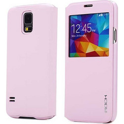 Rock Flip Case Uni Series Preview Θήκη Pink- Galaxy S5 SM-G900