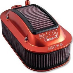 KTM 990 (05-13) DNA Air Box Kit High Profile (Two Filters) Stage 3 DNA Increased Air Flow: +103.84% (DNA Filters - LK7-AK-KT9MK3-S3-O-A Orange Anodized)