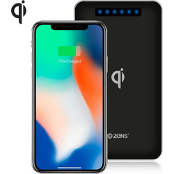 ZENS Wireless Power Bank 4500mAh με Θύρα USB-A Black