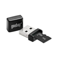 Goobay 95678 Card Reader USB-A 2.0 για microSD