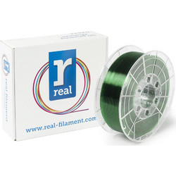 Real Filament PETG 1.75mm Translucent Green 500gr