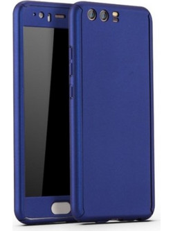 Θήκη Huawei P10 Plus 5.5'' Hybrid 360 Full body + Tempered Glass Προστασία Οθόνης - 3235 - Μπλε - OEM