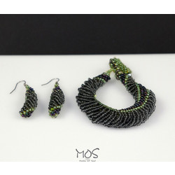 ΣΕΤ SWIRL ΑΠΟ ΧΑΝΤΡΕΣ GREY-GREEN-AB