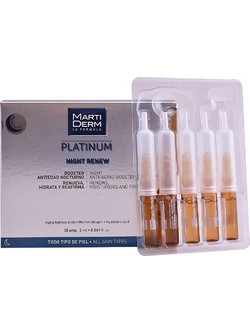 Marti Derm Platinum Night Renew Serum Προσώπου για Ανάπλαση 30x2ml