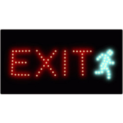 Πινακίδα LED 2 χρωμάτων ΕΧΙΤ