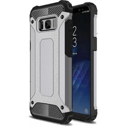 Forcell Armor Back Cover Silver (Galaxy S8+)