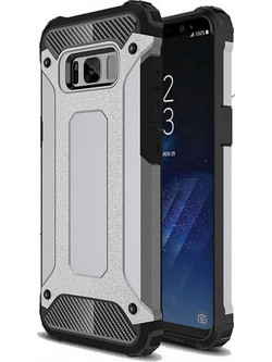 Forcell Armor Back Cover Silver (Galaxy S8+)