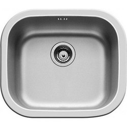 Pyramis Kiba Square Ένθετος Νεροχύτης Inox Σατινέ 46.5x40.5cm 100080001