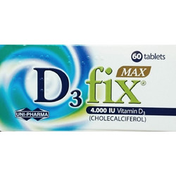 Uni-Pharma D3 Fix Max 4000iu 60 Ταμπλέτες