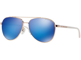 Michael Kors MK 5007 1045/25 Γυναικεία Γυαλιά Ηλίου Aviator Μεταλλικά Χρυσά με Μπλε Καθρέπτη Φακό