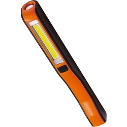 Globostar 07011 Orange Επαναφορτιζόμενος Φακός Εργασίας Led IP52 με Μαγνήτη 300lm