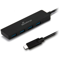 MediaRange MRCS508 USB Hub 3.0 USB-C με 4 Θύρες USB-A