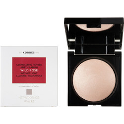 Korres Wild Rose Brightening Second Skin Highlighter Powder 4.5gr