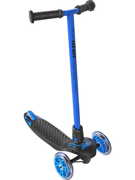YVolution Y Glider Neon LED Παιδικό Πατίνι Τρίτροχο με Φωτάκια Μπλε