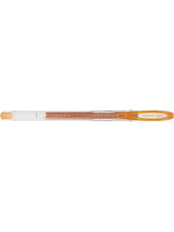 Uni-Ball Signo Sparkling UM-120SP Στυλό Gel 1mm Πορτοκαλί