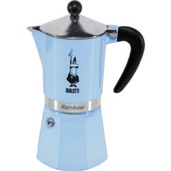Bialetti Rainbow Μπρίκι Espresso 6Cups Μπλε