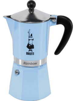 Bialetti Rainbow Μπρίκι Espresso 6Cups Μπλε