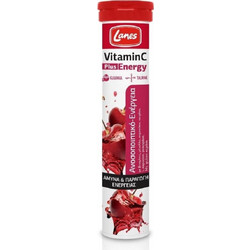 Lanes Vitamin C Plus Energy Cherry 20 Αναβράζοντα Δισκία
