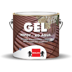 Berling Gel Βερνίκι Εμποτισμού Ξύλου Νερού Satin Διάφανο 0.75lt