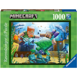 Puzzle Ravensburger Minecraft Mosaic 1000 Κομμάτια