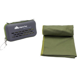 AlpinPro AlpinTec Πετσέτα Microfiber Χακί 50x100cm