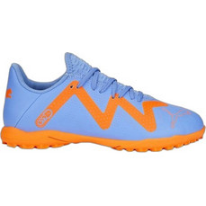 Puma JR Future Play TT 107202-01 Παιδικά Ποδοσφαιρικά Παπούτσια με Σχάρα Μπλε Πορτοκαλί