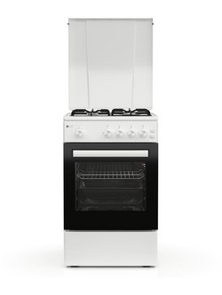 Thermogatz TGS 151 WH Κουζίνα Αερίου & Ρεύματος 43lt με Εστίες Αερίου 49.8cm
