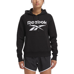 Reebok RI BL Fleece Hoodie Γυναικείο Αθλητικό Φούτερ με Κουκούλα Μαύρο 100071935