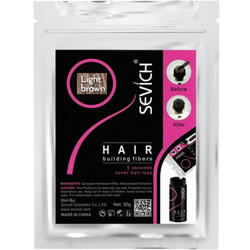 Sevich Hair Building Light Brown Κάλυψη Αραίωσης Μαλλιών Νανοΐνες 50gr