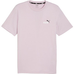 Puma Essentials Small Logo Ανδρικό Αθλητικό T-Shirt Μωβ 674470-60