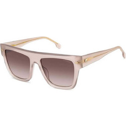 Carrera CA3016S FWM Γυναικεία Γυαλιά Ηλίου Τετράγωνα Κοκάλινα Καφέ με Καφέ Degradee Φακό