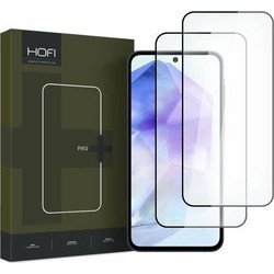 Hofi Premium Pro+ Full Face Tempered Glass Black 2-pack (Galaxy A35 / A55)