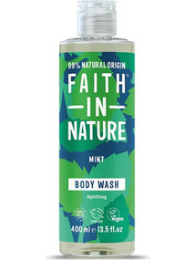 Faith In Nature Mint Ανδρικό Αφρόλουτρο σε Gel 400ml