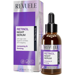 Revuele Skin Elements Retinol Night Ενυδατικό Serum Προσώπου με Ρετινόλη 30ml