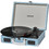 Denver VPL-120 Πικάπ Βαλιτσάκι με Ηχεία & Προενίσχυση USB Light Blue
